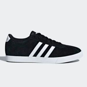 Adidas Courtset Suede Trainers Womens Sz 10.5 Classic Casual Skater Sneaker